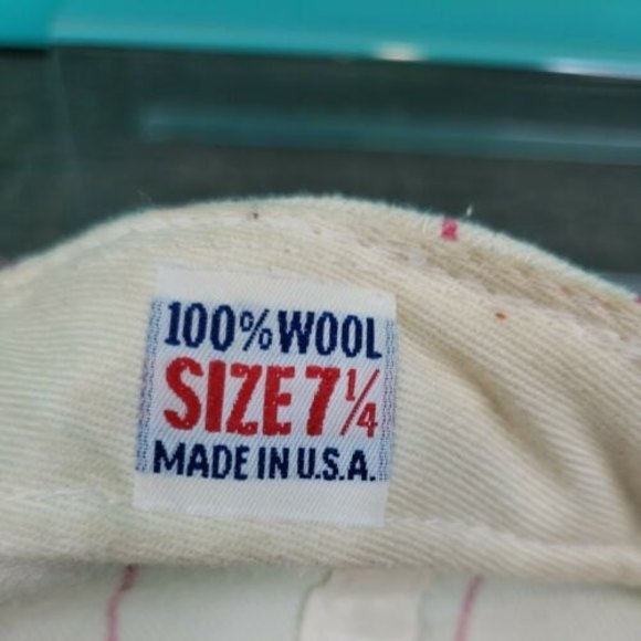 Vnt Wool 90’s Cincinnati Reds Fitted Size 7 1/2 New Era Hat Cap Baseball Jersey - Picture 9 of 11